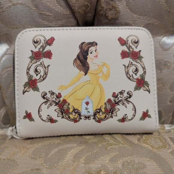 Disney Belle with Roses Mini Satchel and Matching Wallet - Picture 10 of 13